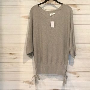 NEW Gap doleman sleeve sweater with tie waist